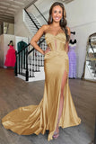 Lilac Cross Neck Mermaid Long Prom Dress With Side HZ0307