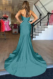 Lilac Cross Neck Mermaid Long Prom Dress With Side HZ0307
