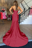 Lilac Cross Neck Mermaid Long Prom Dress With Side HZ0307