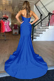 Lilac Cross Neck Mermaid Long Prom Dress With Side HZ0307
