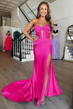 Lilac Cross Neck Mermaid Long Prom Dress With Side HZ0307
