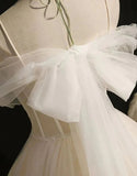 Custom Made Sweetheart Light Blue Homecoming Dress, Spaghetti Straps Tulle Hoco Cocktail Dress, HZ0307