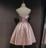LTP0628,pink off the shoulder satin homecoming HZ0307