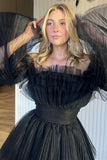 Cute Strapless Tulle Pleated Homecoming Dresses, HZ0307