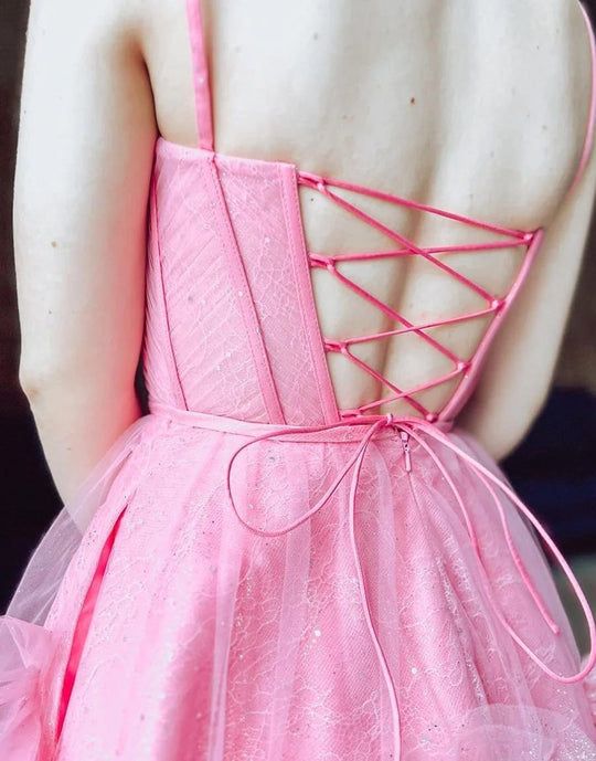 Cute Tulle Ruffles Mini Homecoming Dresses Junior Party Gown, HZ0307