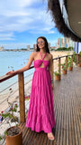 Detachable Halter A-Line Formal Evening Party Prom Gown, HZ0307
