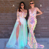 LTP0872,Mermaid Sequin Long Prom Dress Evening Long HZ0307