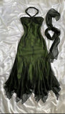 Elegant Appliques Bodycon Prom Dresses Chiffon Beaded Party HZ0307