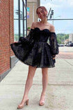 Elegant Ivory Lace A-Line Homecoming Dresses, HZ0307