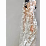 Elegant Mermaid Wedding Dresses Off The Shoulder Long Sleeves Lace Bridal HZ0307