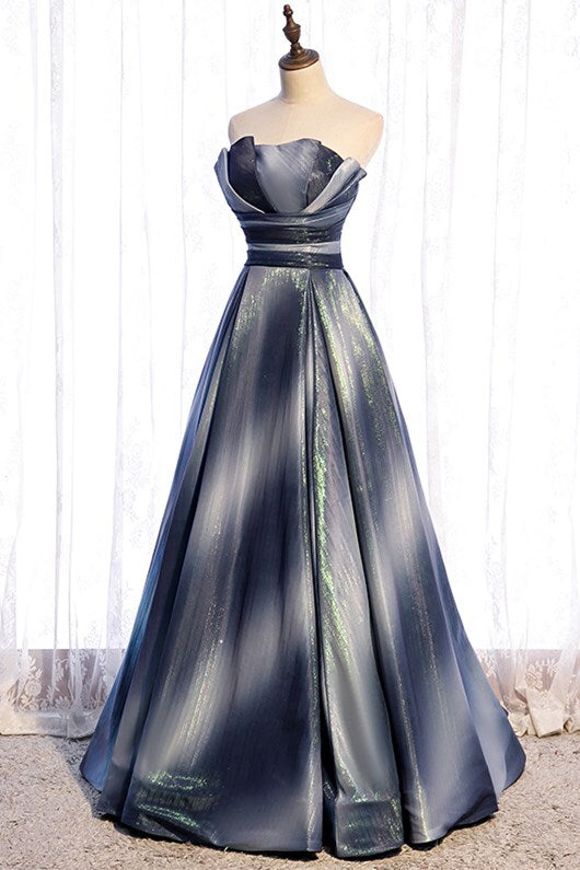 Empire Ombre Blue A-line Long Party HZ0307