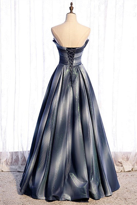 Empire Ombre Blue A-line Long Party HZ0307