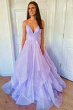 LTP0961,Princess Lavender Tiered Tulle Formal HZ0307