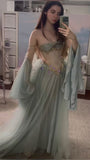 Fairy Off The Shoulder A-line Prom Dress, Birthday Party HZ0307