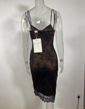 Fast Delivery Spaghetti Straps Lace Bodycon Homecoming Dresses, HZ0307