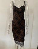 Fast Delivery Spaghetti Straps Lace Bodycon Homecoming Dresses, HZ0307