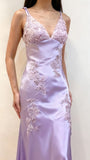 Green Mermaid V Neck Appliques Satin Open Back Long Prom Dress HZ0307