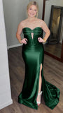 Green Sweetheart Mermaid Prom Dresses With HZ0307