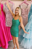 LTP1148,Sparkles Tight Royal Blue Short Homecoming HZ0307