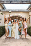 Hand Made Silk Satin Bridesmaid Dresses, HZ0307