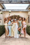 Hand Made Silk Satin Bridesmaid Dresses, HZ0307