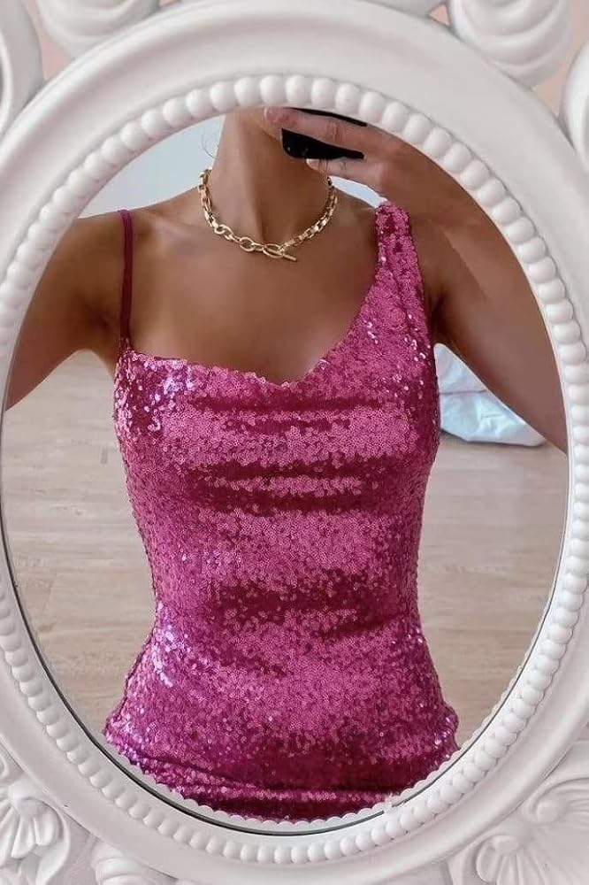 LTP1889,Hot Pink Sequined Homecoming Dresses, Tight Mini School Dance HZ0307