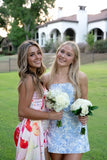 Hot Selling Floral Homecoming Dresses, Textured Mini Graduation Dress, HZ0307
