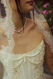 Ivory Strapless Wedding Dresses Pearl Beaded Bridal HZ0307