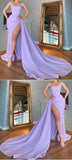 LTP0781,Unique Lilac Satin Mermaid Sexy Prom Dress Online Evening Formal HZ0307