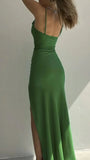 LTP0945,Black Prom Dresses Sexy Prom Dress Spaghetti Straps Pleated Party Dress with Side HZ0307