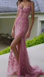 LTP1235,High Quality A-line Pink Long Prom Dresses Party Evening HZ0307