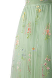 Charming Embroidery Floral Prom Dress Sweetheart Tulle Party HZ0307