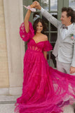 Lovely Tulle A-Line Prom Dress With Bubble Short HZ0307