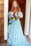 Lovely Tulle A-Line Prom Dress With Bubble Short HZ0307