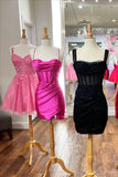 Lovely Homecoming Dresses Mini Party Gown, HZ0307