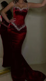 Luxury Beaded Mermaid Prom Dress, Sleeveless Party HZ0307