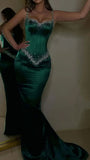 Luxury Beaded Mermaid Prom Dress, Sleeveless Party HZ0307