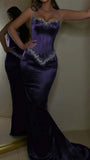 Luxury Beaded Mermaid Prom Dress, Sleeveless Party HZ0307