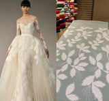 Luxury Floral Lace Mermaid Wedding Dress With Detachable HZ0307