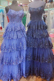 Luxury Lace Ruffles Prom Dress With HZ0307