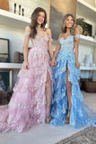 Luxury Off The Shoulder Lace Sequin Ruffle Prom HZ0307