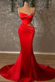 Luxury Red Beaded Mermaid Prom HZ0307