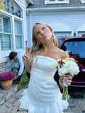 Mint Green Strapless Mini Homecoming Dresses, HZ0307