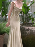 New Fashion Party Dresses Ruffle Floor Length Evening Prom HZ0307