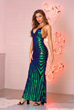 Rose Gold Sequin Mermaid Prom Dresses HZ0307