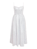 LTP1705, Shining White Tea Length Sweetheart Prom Evening HZ0307