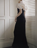 LTP1713,New Style Cloud Shoulder Mermaid Long Prom HZ0307