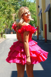 Off The Shoulder A-Line Homecoming Dresses, HZ0307