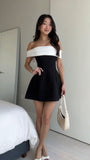 Off The Shoulder Bodycon Homecoming Dresses Mini Party HZ0307