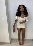 Off The Shoulder Bodycon Homecoming Dresses Tight Hoco Party Gown, HZ0307